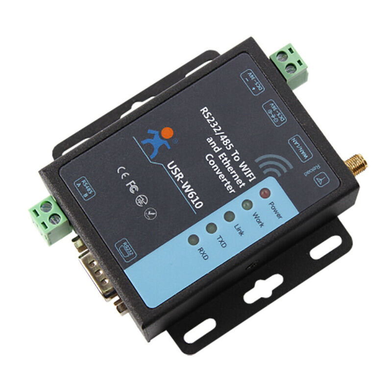USR-W610 Serial do WiFi Ethernet bezprzewodowy konwerter serwer szeregowy RS232 RS485