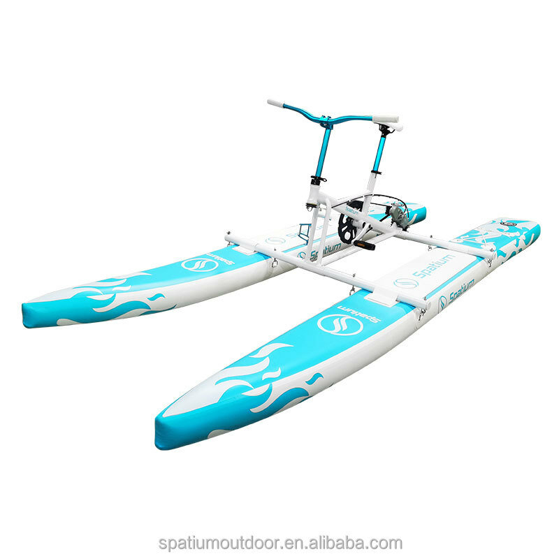 Spatium-Bicicleta de agua inflable flotante, bici de ciclo de mar sentado, nueva moda, a la venta