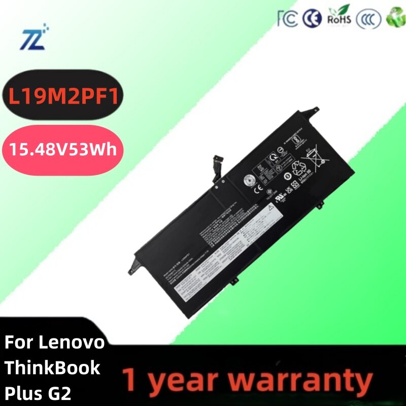 Bateria do portátil para Lenovo Thinkbook Plus, G2, 13x ITG, L20d4pd1, l20m4pd1
