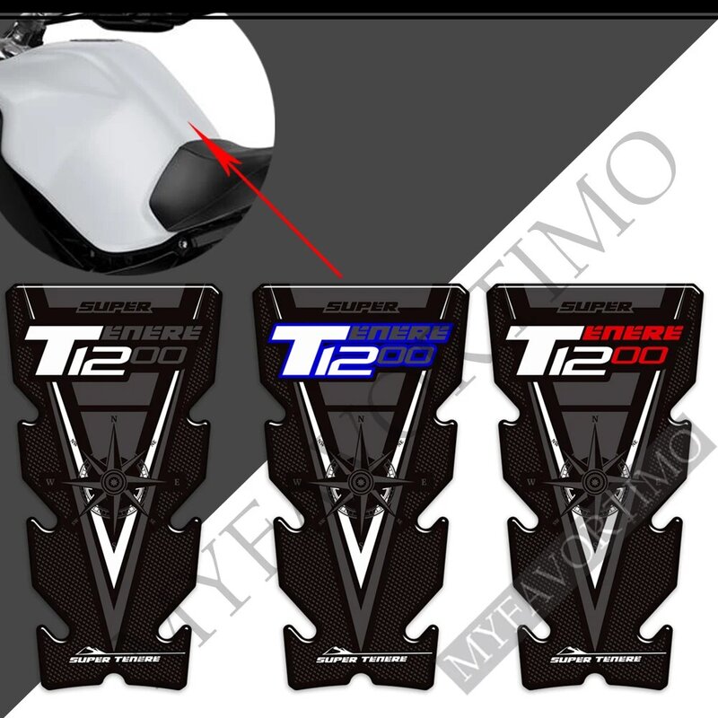 Новые 3D наклейки для Yamaha Super Tenere XT1200X XT1200ZE XT 1200 Z ZE ES XTZ XTZ1200E, комплект газового топлива и масла, наколенники, наклейки для бака