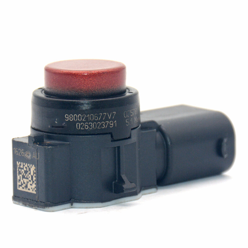 Sensor De Estacionamento PDC para Citroen e Peugeot, Radar Cor Laranja e Vermelho, 9800210677V7