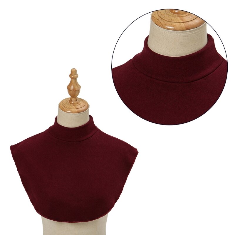 Delicate Woman Fake Collar Detachable False Collar Breathable Detachable Collar for Sweater Neck Extensions False Collar