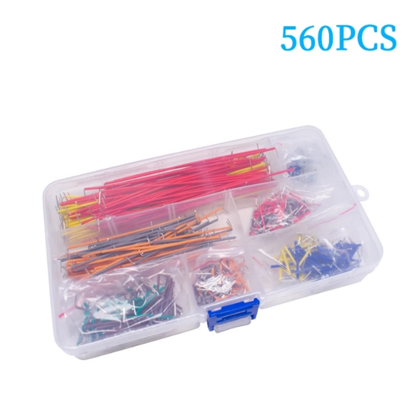 Jumper Wire Kit para circuitos de prototipagem, Breadboard pré-formado, 14 comprimentos, 350pcs, 560pcs, 840pcs