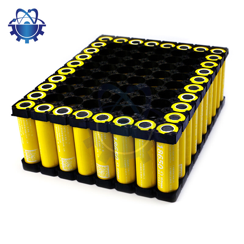 1pc 8x10 18.4mmhole dia bateria titular célula 18650 baterias espaçador suportes irradiando plástico suporte para diy bateria