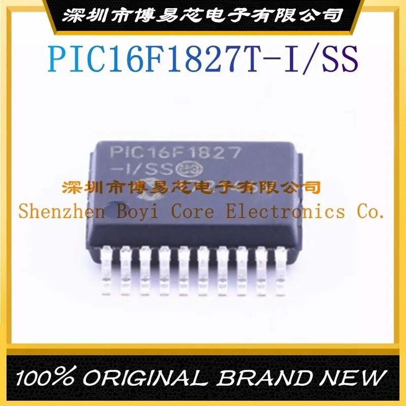 Microcontrolador IC chip original, paquete de PIC16F1827T-I/SS, nuevo, SSOP-20