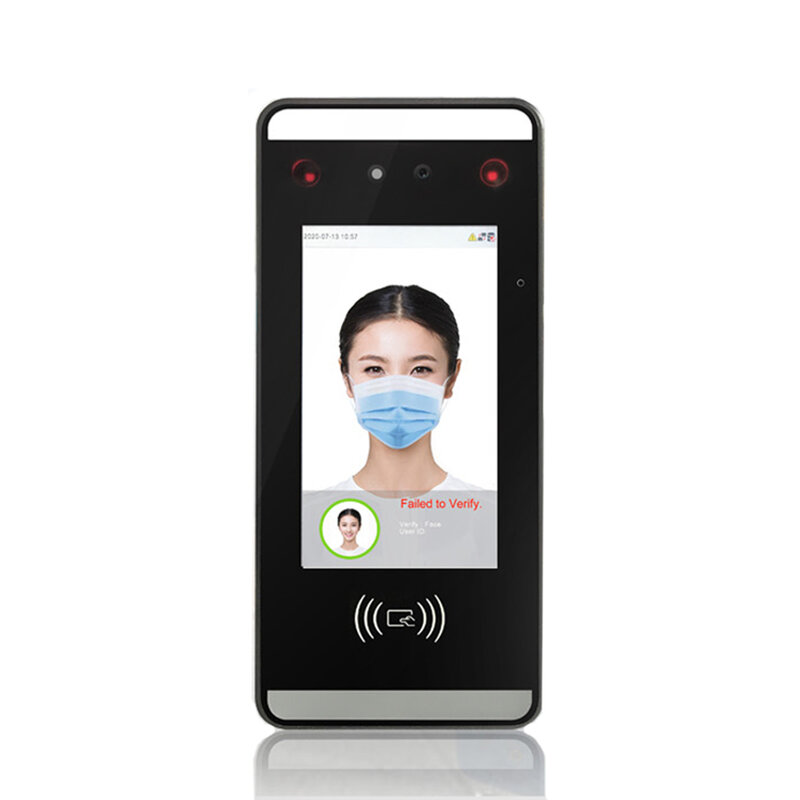 Zk sichtbares Licht biometrische Handfläche Gesichts erkennung RFID-Karte Tür Zugangs kontrolle Zeit Anwesenheit Maschine xface60