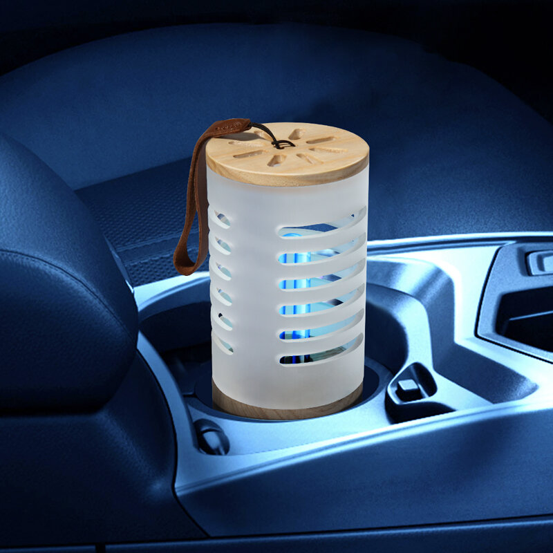 Lampa do dezynfekcji ozonem ultrafioletowym Mały mini samochód Przenośna lampa bakteriobójcza USB z możliwością ładowania do użytku domowego Fioletowe światło
