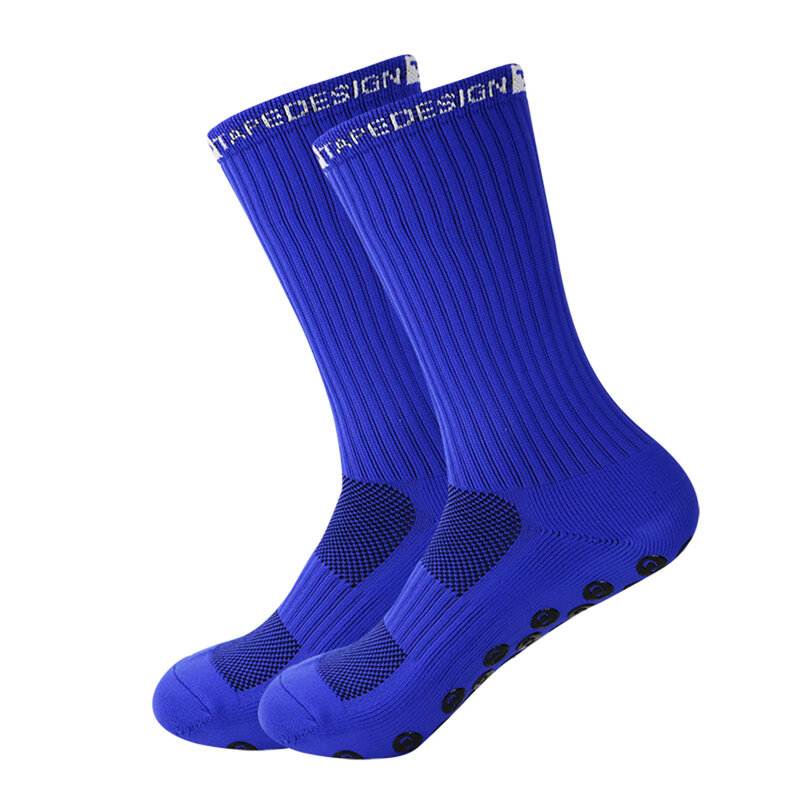football sports Sweat-wicking football socks non-slip men's and women's sports socks circular friction film thickened towel sole