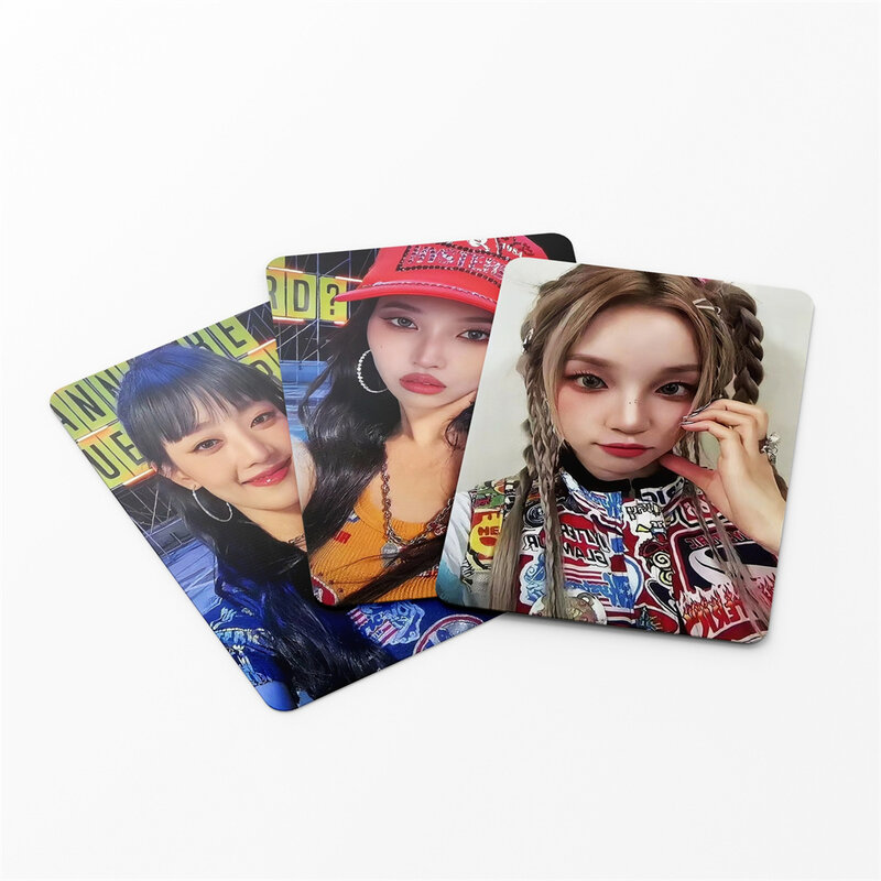 55pcs Kpop (G)I-DLE Photocard Albums I am FREE-TY Lomo Card Jeon So-yeon Minnie Cho Mi Yeon YUQI YehShuhua Double-sided Postcard