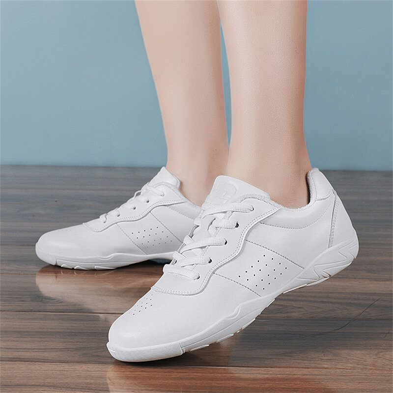 ARKKG-Chaussures de compétition d'aérobic pour hommes et femmes, chaussures de pom-pom girl blanches, chaussures d'entraînement pour enfants