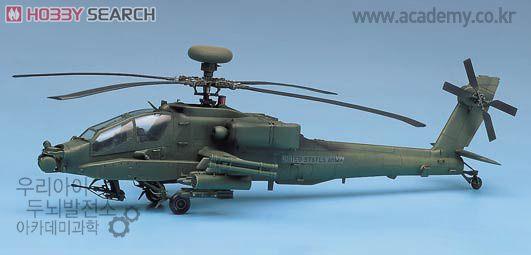 Akademia 12488 1/72 AH-64A Apache gunship zestaw modeli do składania (Model plastikowy)