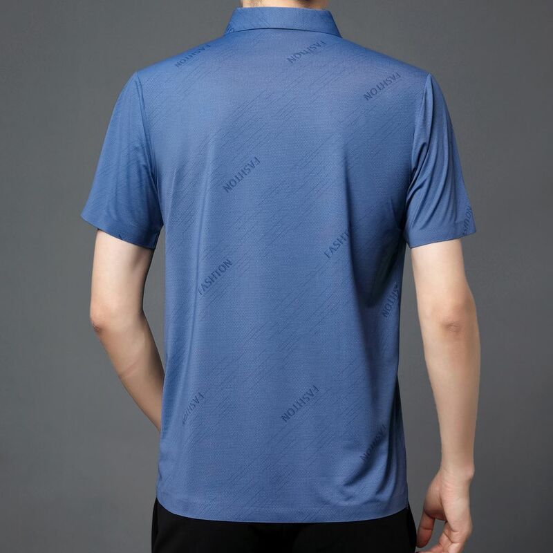COODRONY 2023 ملابس الصيف الرجالية موضة جديدة قميص بولو مفتاح منخفض مريحة غرامة الحرفية قصيرة الأكمام الأعمال ملابس غير رسمية W5594