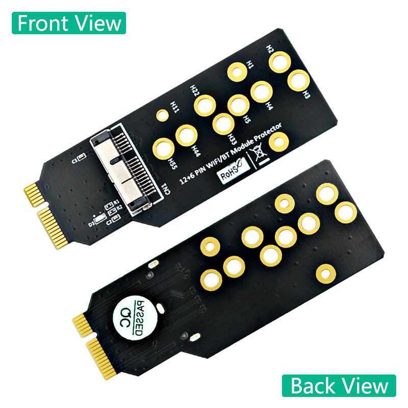 NEW 12+6 Pin Wifi Bluetooth Module Protector Adapter For BCM94360CD BCM94331CD BCM94360CS BCM94360CS2 BCM943224PCIEBT2 Wifi Card