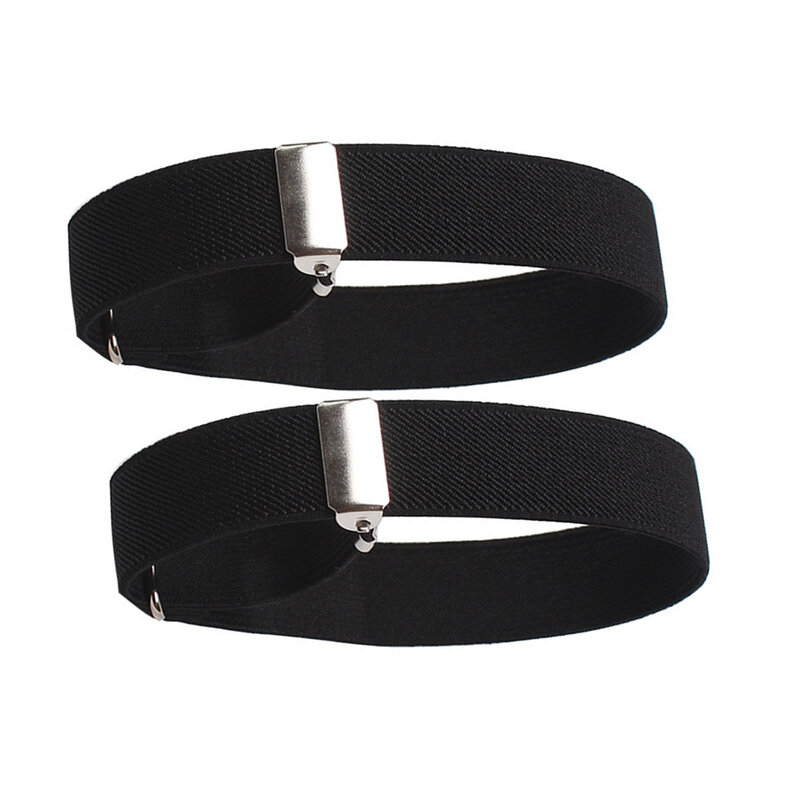 Men Business Elastic Adjustable Shirt Sleeve Garter Strap Arm Band Sleeve Bracelet Anti-Slip Cuff Holder Armband