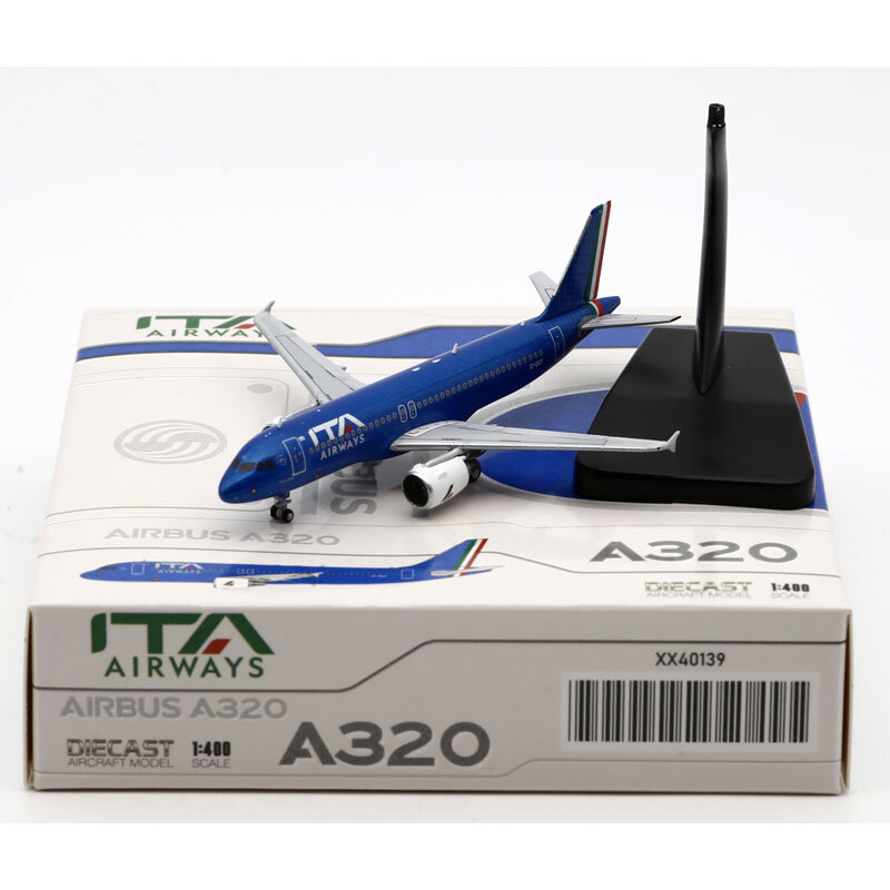 XX40139 Alloy Collectible Plane Gift JC Wings 1:400 ITA AIRWAYS "Skyteam" Airbus A320 Diecast Aircraft JET Model EI-DSY