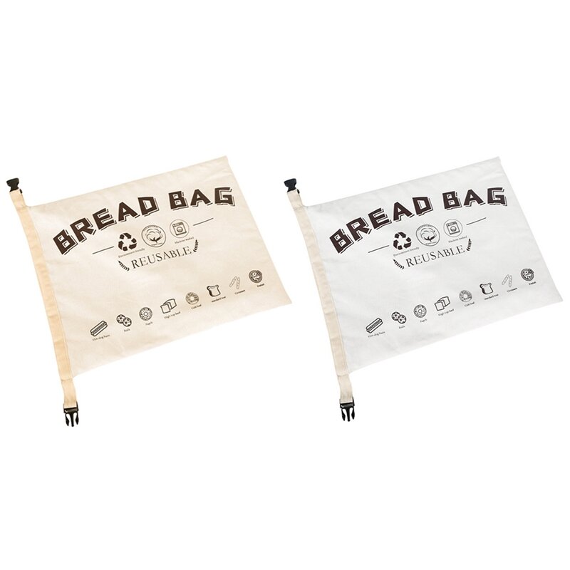 Kitchen Stuff Bag Cotton Bread Bag Reusable Food Storage Bread Bag For Loaf Home Storage Supplies