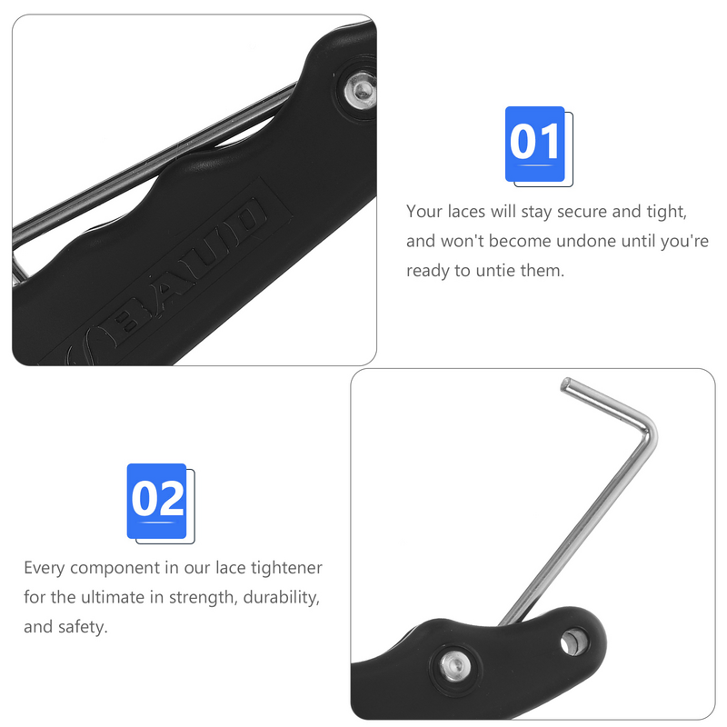 Stainless Professional Skate Shoes Lace Tightener Portable Skating Shoes Tightener Practical Skating Supplies Accessory