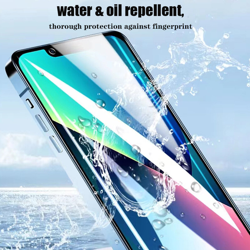 5 Stück für iPhone 13 Pro Max 12 Mini Hydro gel Film für iPhone 11 14 Pro xs max x xr 6 6s 7 8 plus se Displays chutz folien nicht Glas
