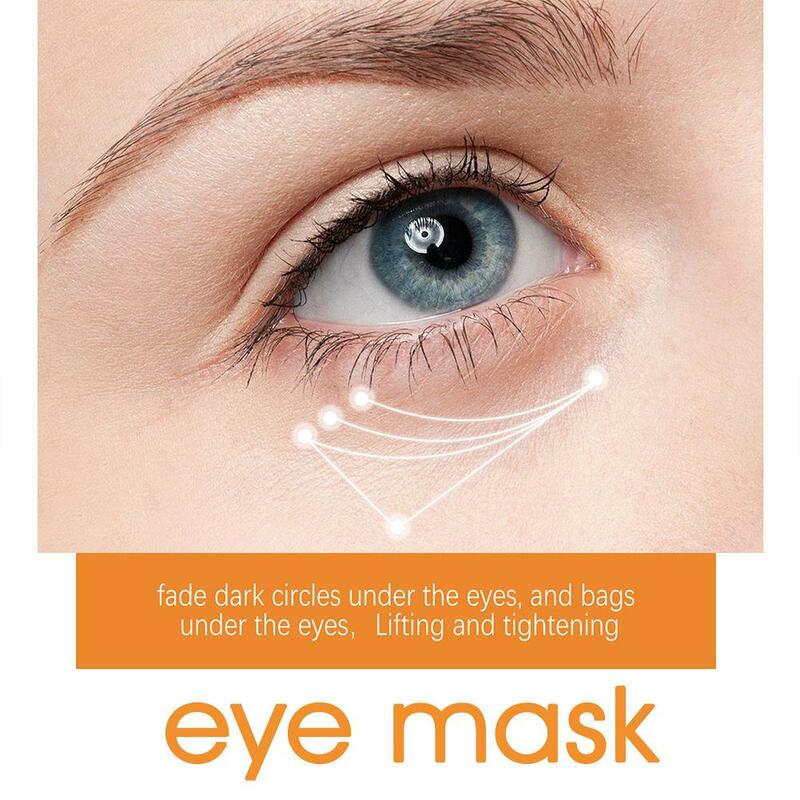 1 Paar Kollagen löslicher Film Anti-Aging entfernen dunkle Falten straffende Augen Augen maske Hautpflege maske Lift Kreise verblassen Feuchtigkeit w2g4