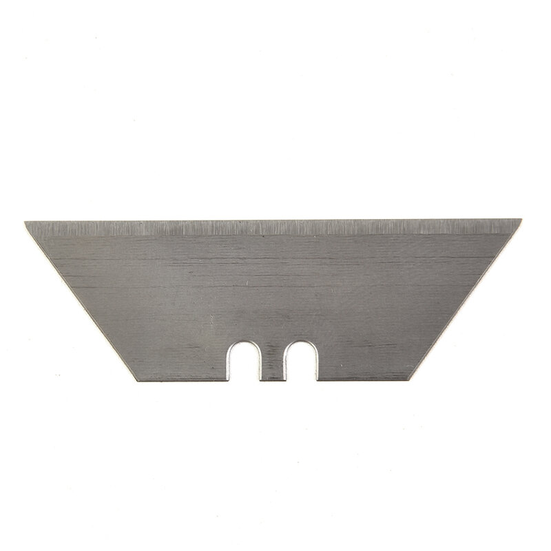 Cuchilla Trapezoidal multifunción de acero al carbono, herramienta de corte artesanal, 60x18mm, 10 unidades por juego