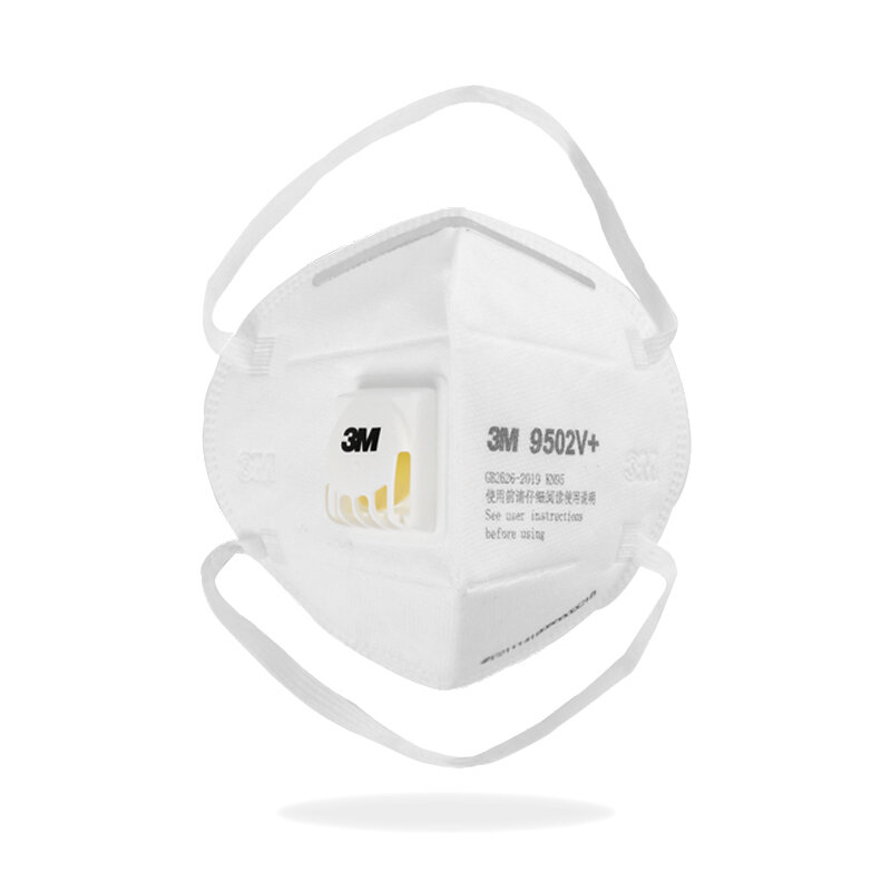Masque respirateur Anti-brume jetable pliable et respirant, 3M 9502V + 3M