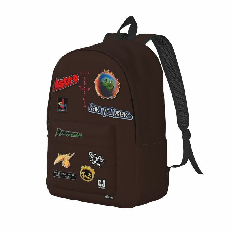Travis Scott Thescotts Cactus Jack for Teens Student School Book Bags Daypack Middle High College Gift