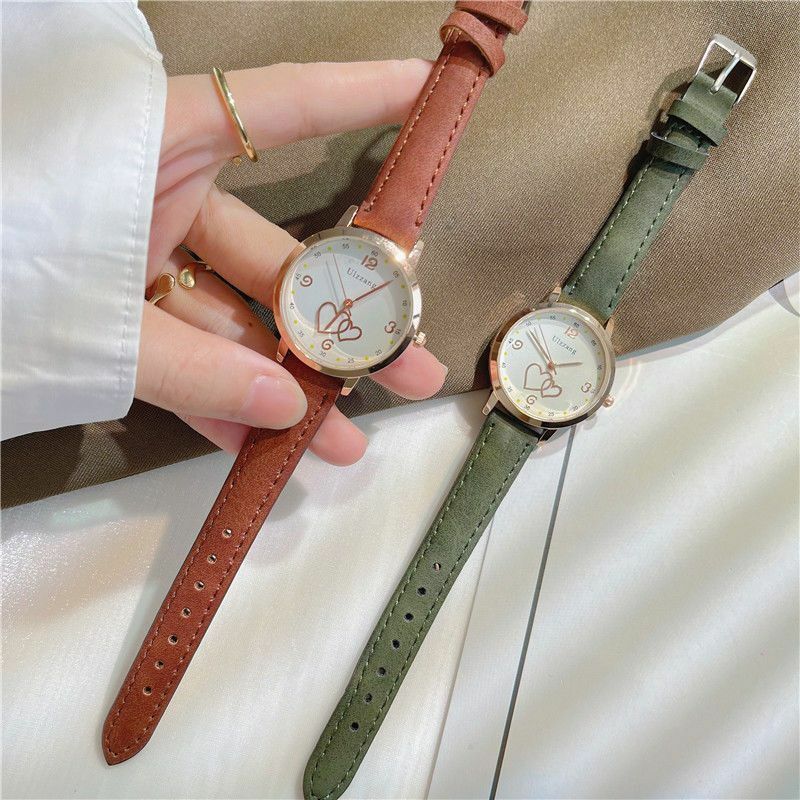 Meninas japonesas relógios amor bonito rosa cinza quartzo digital dial kidswatches relógios elementar da escola das meninas relógios casuais