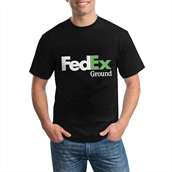 FedEx 남녀공용 패션 반팔 크루넥 티셔츠, 그래픽 티, 캐주얼, 재미있는 블라우스, 면 작업복 선물