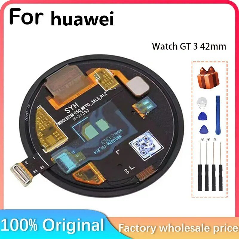 สำหรับ HUAWEI Watch GT 3 42มม.จอแสดงผล LCD + หน้าจอสัมผัส LCD สำหรับนาฬิกา HUAWEI GT 3 MIL-B19 LCD จอแสดงผล AMOLED จอแสดงผล42มม.
