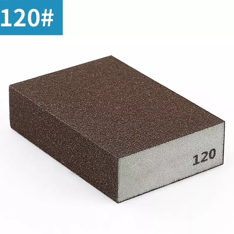 1pcs Wall Grinding Sponge Sand Block Sandpaper Polished Sand Brick  Grit 60-320#  For Kitchen Cleaning Woodworking Polishing