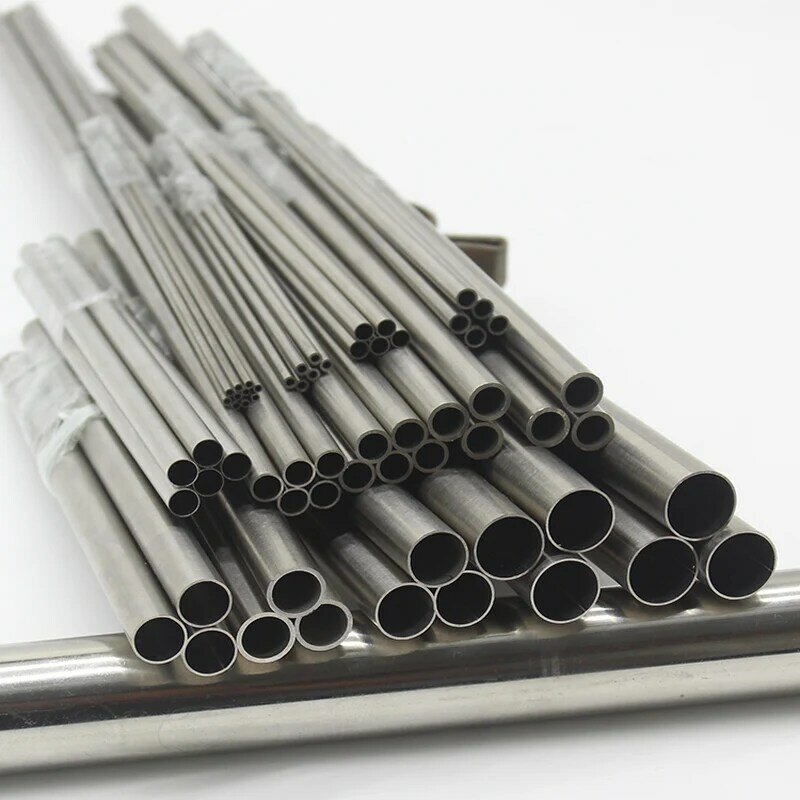10pcs~1pcs 304 Seamless Stainlessy Steel Capillary Tube OD 0.3-12mm ID 0.1-11mm length 250/500mm