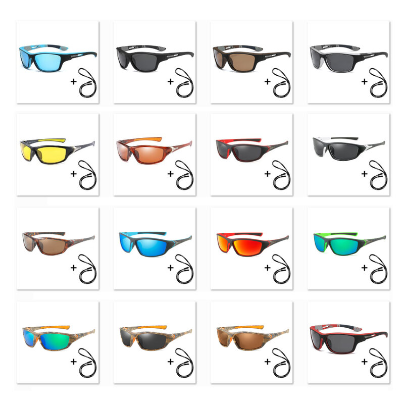 2023 Alta Definição óculos polarizados para homens Mulheres Outdoor Sport Fishing Sun Óculos UV400 Proteção Driving Óculos