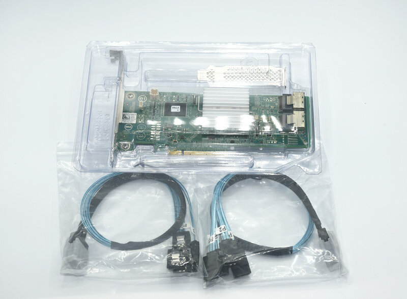 Плата RAID-контроллера DELL H310 IT Mode PCI E 6 Гбит/с SAS HBA FW:P20 LSI 9211-8i ZFS freцены, Расширительная карта без RAID + 2 * SFF8087