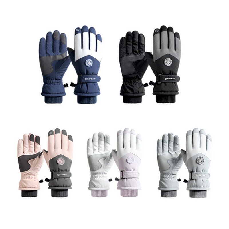 Gants de Ski résistants à l'usure pour écran tactile, neige, Snowboard, hommes et femmes, cyclisme, Ski, hiver, chauds, coupe-vent, imperméables