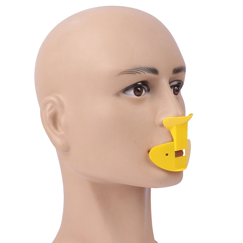 Gwizdek do nosa plastikowy rezonans ciemnoniebieski higieniczny trening poprawy klarowności fletu nosowego dla małych dzieci do ćwiczeń