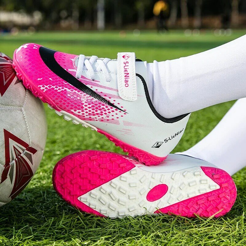 Zapatos de fútbol para niños y niñas, zapatillas deportivas de entrenamiento de césped, impermeables, cómodas, antideslizantes y suaves, Unisex, novedad