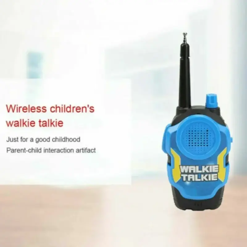 Talkies-walperforés portables pour enfants, mini jouet radio bidirectionnel, interphone extérieur, cadeaux d'anniversaire, journée des enfants, 300m, 2 pièces