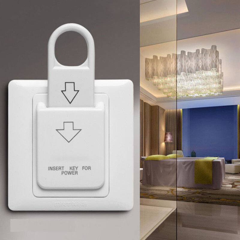 Llave magnética de alto ahorro de energía tipo 86 para alimentación con interruptor de alimentación de 3 tarjetas de inserción para Hotel