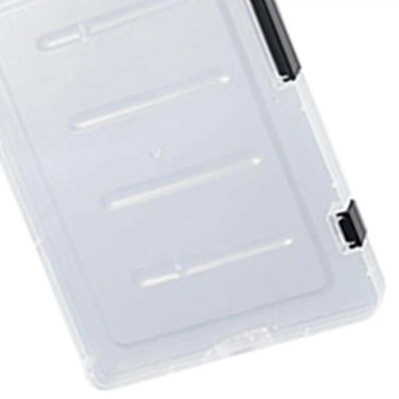 Portable Transparent Plastic Supplies Holder Document Paper Desk Paper Organizers Case