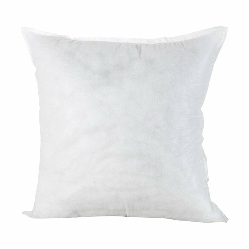 Almohada de algodón PP de 45x45cm, cojín suave de Color sólido para sofá, coche, Hotel, relleno interior acolchado de algodón
