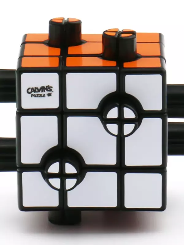 Cubo Cubesbutton mágico de botón de rompecabezas, anillo de cinturón de forma especial de tercer orden, juguete educativo mágico
