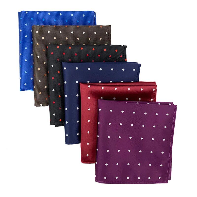 Garnitur męski chusteczka popularna moda Dot ręcznik kwadratowy Wavelet Dot kieszonkowy kwadratowy luksus