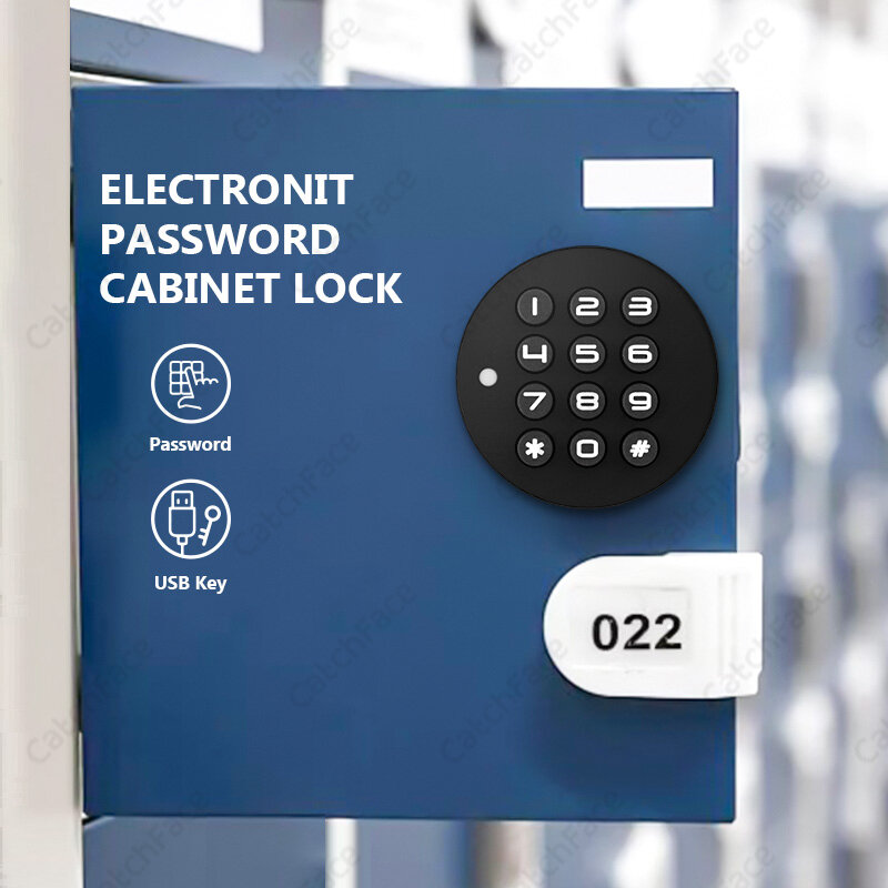 Cabinet Lock USB Unlock Password Electronic Keyless Inivisble Locker Castle Furniture Drawer Lock