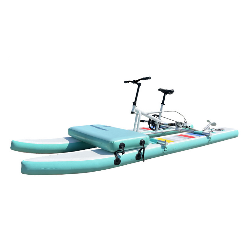 Bicicleta inflable de agua para exteriores, pedal flotante, barco, 1 persona, 2 personas, directo de fábrica OEM