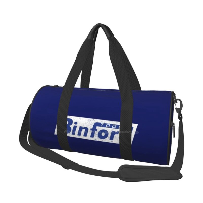 Binford Tools-빈티지 로고 대용량 숄더백, 쇼핑 스토리지 야외 집 개선 팀을 위한 도구 맨 테일러 팀