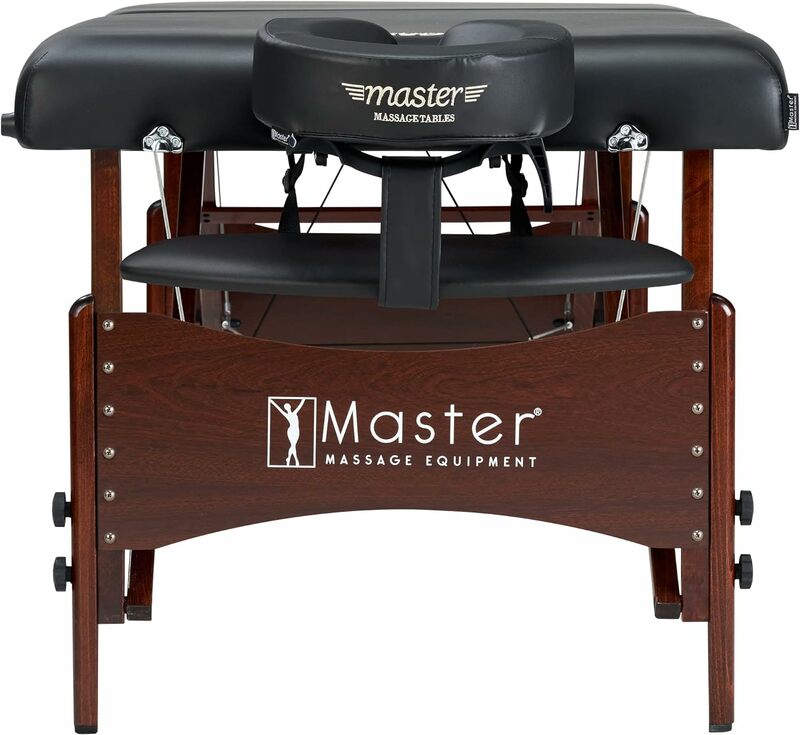Tragbares Massage tisch paket mit dichterem 2.5 "Kissen, mit Walnuss gebeiztem Hartholz, Stahls tütz kabeln, Kissen und Zubehör