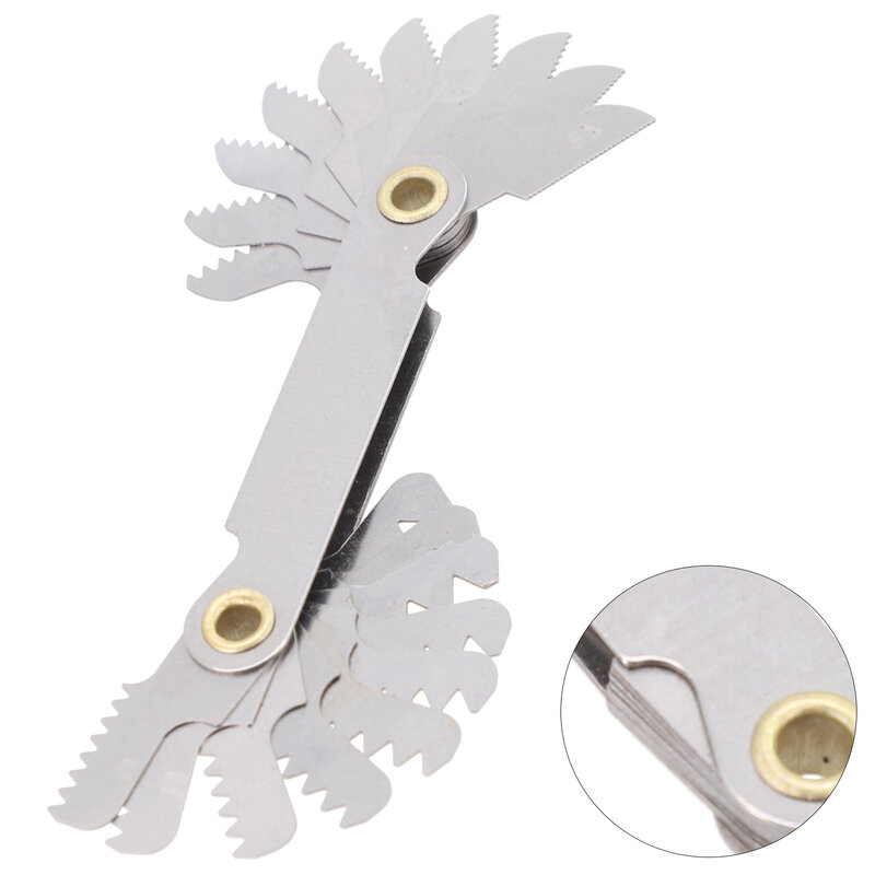 Screw Thread Pitch Cutting Gauge Tool Set Centre Gage 55 And 60 Degree Inch  Metric Measuring Gauging Lathe Tools