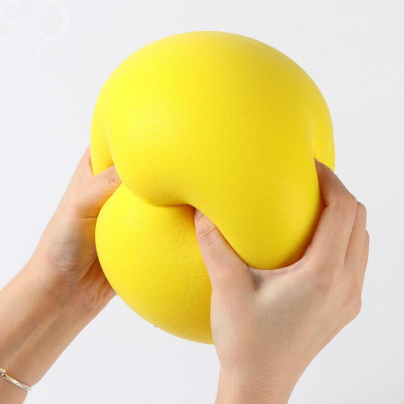 Bola de espuma de alta densidad sin recubrimiento para niños mayores de 3 años, 7 pulgadas, suave, ligera, fácil de sujetar, pelota de entrenamiento interior