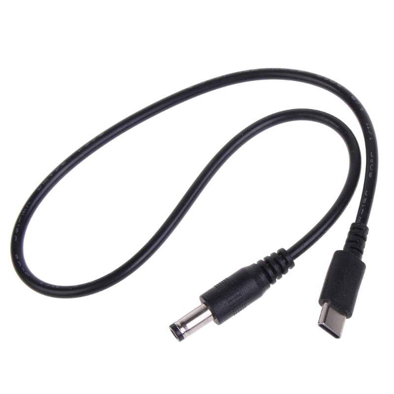 USB خط تعزيز الطاقة UsbC إلى DC9/12/15/20 فولت محول كابل محول TypeC 5.5x2.1 دروبشيب