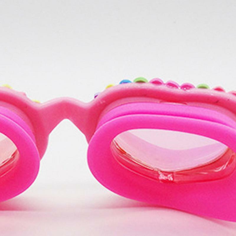 Waterproof Children's Swimming Goggles Anti-fog Goggle Heart UV Fogging Proof Swim Training Glasses For Children Kids Diving 수경